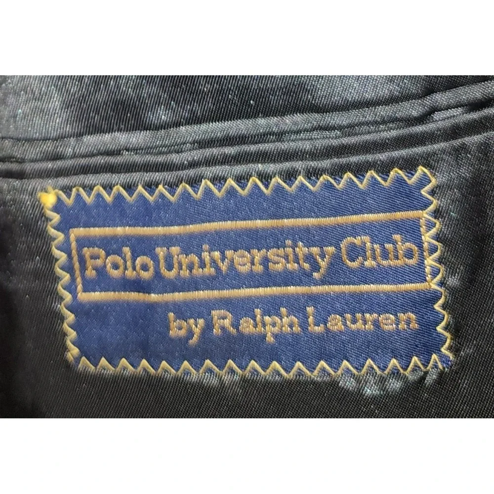 Polo University Club by Ralph Lauren Mens Wool Gray Blazer Sport Jacket Size 46L - Picture 4 of 9